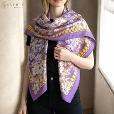 RARE VINTAGE HERMES Silk Scarf "Souvenirs d'Asie" Carre 90