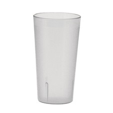 Winco PTP12C 12 oz Clear Pebbled Tumbler
