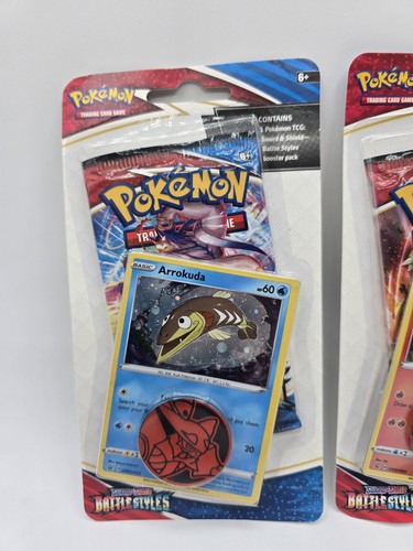 Pokémon: Kampfstile Blister Pack - Charmander & Arrokuda -NEU/SEALED- (x2) 🔥 - Bild 3 von 9