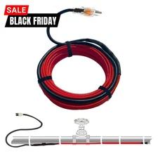 MAXKOSKO Water Pipe Freeze Protection Heating Cable Heat Tape， Constant Wattage