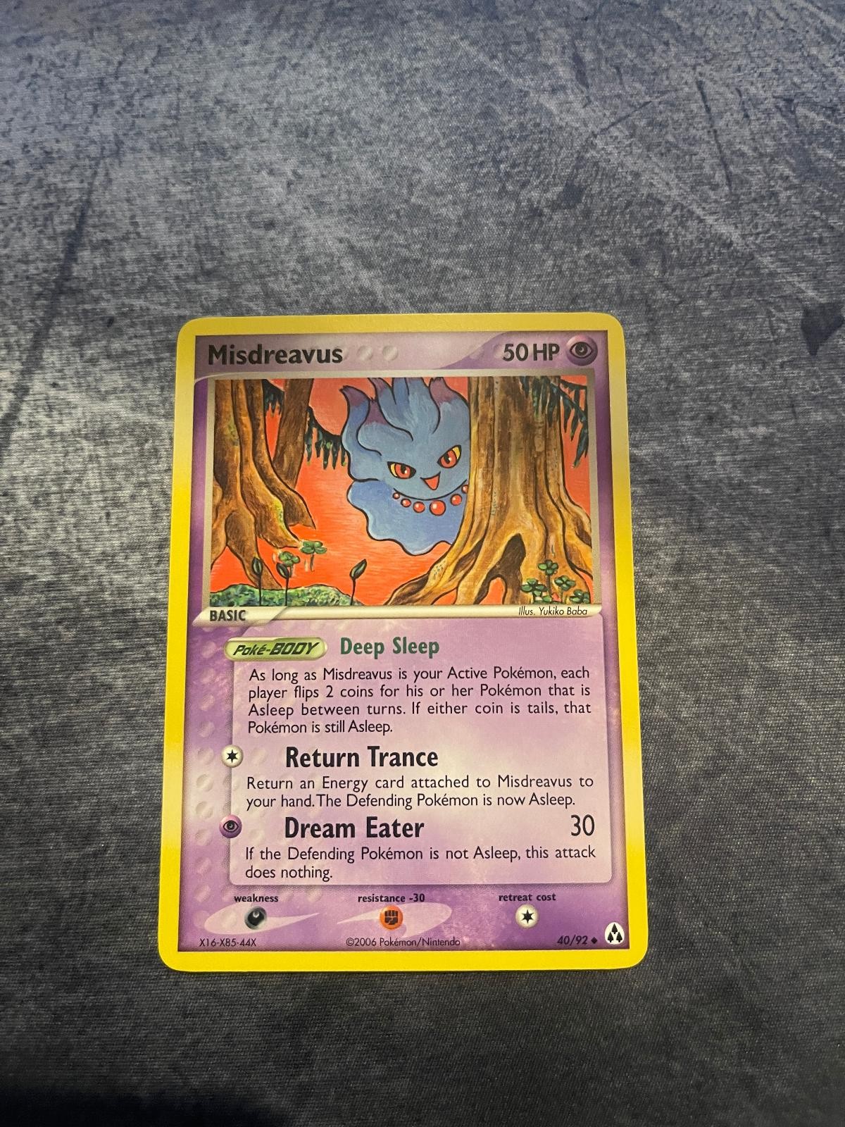 Misdreavus 40/92 Uncommon Legend Maker Pokemon NM