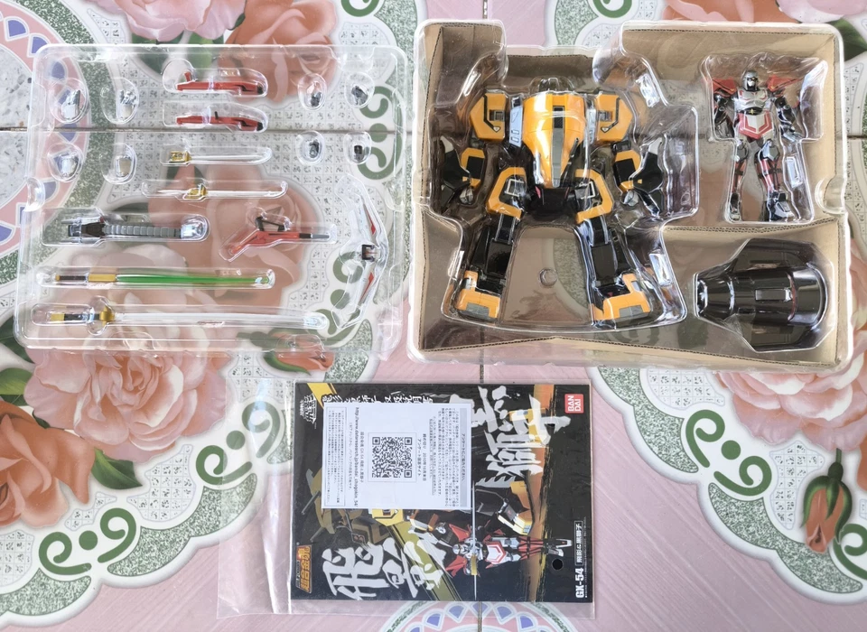 Bandai Soul of Chogokin GX-54 Ninja Warrior Tobikage & Kurojishi Black Lion Foto 2 de 4