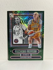 2025 Panini Donruss #’d /399 Franchise Features - Cameron Brink Green Fireworks