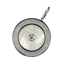 Harry Winston K18WG Shell Diamond Pendant Top Hope Collection - Auth free shippi
