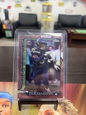 2025 Topps chrome Football Nick Emmanwori Rookie Fooball Skin #348 JD