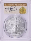 2018-W $1 Silver Eagle Burnished FDOI PCGS SP-70 Thomas Cleveland