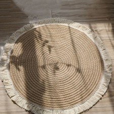 Tappeto rotondo stile giapponese accogliente ed elegante perfetto per camera da