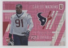 2017 Panini Unparalleled Class of Rookie Pink 213/299 Carlos Watkins #274 ms9