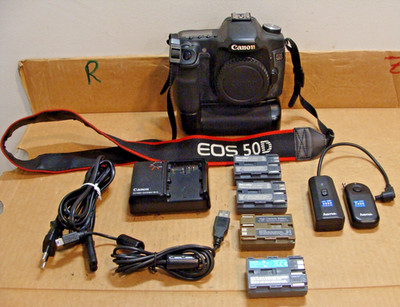 Canon EOS 50D-Digital SLR Kamera BODY-Live View -15,1 Megapixel (aus Sammlung )