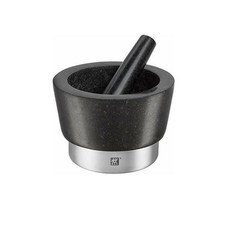 Zwilling Mortaio battisale in granito ideale per spezie con pestello cm.15x10