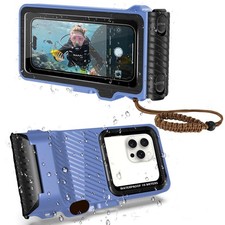 Waterproof Phone Case for Snorkeling  Diving 33ft/10m , IP68 Waterproof Hard C