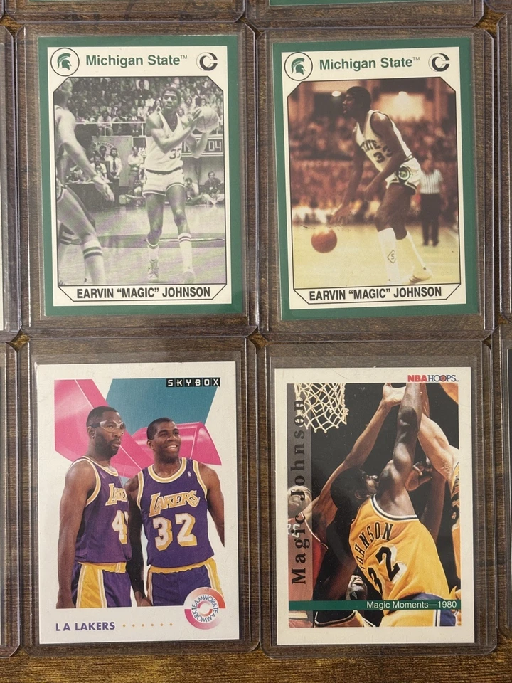 (24) Lote de cartas Magic Earvin Johnson • 1991-92 1990-91 Fleer Upper Deck Skybox Foto 4 de 4
