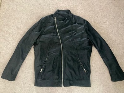 Archive Rick Owens Blistered Leather Jacket  L 