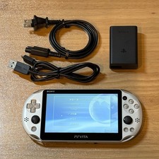 Excellent SONY PlayStation PS Vita Wi-Fi PCH-2000 Silver Console Tested