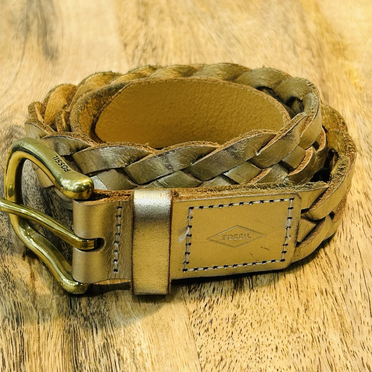 Fossil Gold Belts for Women for sale | eBay