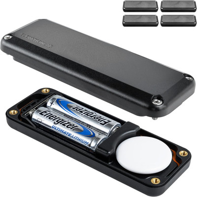 Airtag 10-Year Extended Battery Case - Uses AA Batteries - 14X More Capacity tha