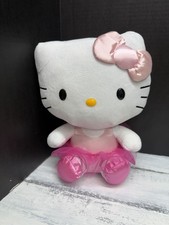 TY Beanie Buddies Collection 2012 Sanrio Hello Kitty Ballerina 11  Preowned Read
