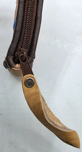 Vintage 70's Patchwork Leather Coin Purse Boho Western Hippie Cowgirl Festival, $15.28 - Photo 6