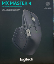 Genuine Logitech MX Master 4 Wireless Mouse - Black (910-007560