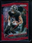 2025 Panini Prizm Football Red Shimmer Drake London #198
