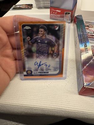 Topps Chrome Alex Freeman 11/25 Autograph