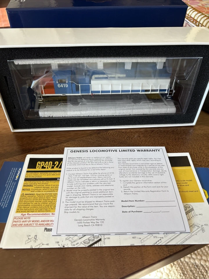 Athearn Genesis HO ATHG64588 M EMD GP40-2 Grand Trunk Western NIB 6419 - Image 3 of 4