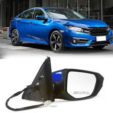 Passenger Side Door Mirror Compatible with 2016-2021 Honda Civic Sedan/Coupe/Hat