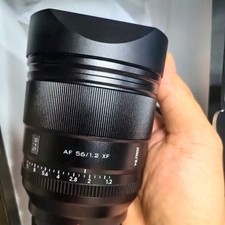 Metal Square Lens Hood With Cap fit for Viltrox 56mm F1.2 Pro XF/Z/E Mount