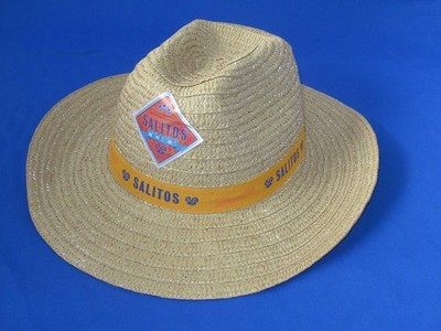 Salitos Imported Strohhut Strandhut Sonnenschutz, Modell 4 in gelb