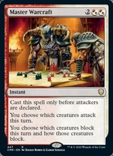 Master Warcraft - Damaged / Poor MTG Commander 2020 Commander Legends