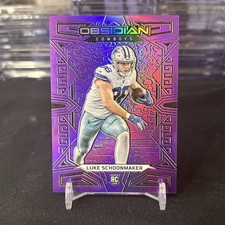 2023 Panini Obsidian Luke Schoonmaker RC Purple Flood Electric Etch /13 SSP 🔥🔥