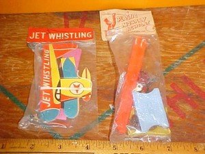5&10 Cents Dime Store Toy Lot JET WHISTLING & MONKEY ACROBAT Hong Kong Japan