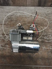 Harley Davidson Air Ride Shock Suspension Tank Compressor Pump Good Tested