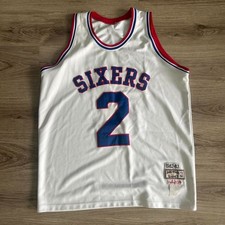 Vintage Mitchell & Ness Philadelphia 76ers Moses Malone 1982-83 Jersey 5XL
