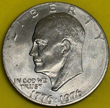 1976 Eisenhower Ike Dollar Coin Ungraded X4