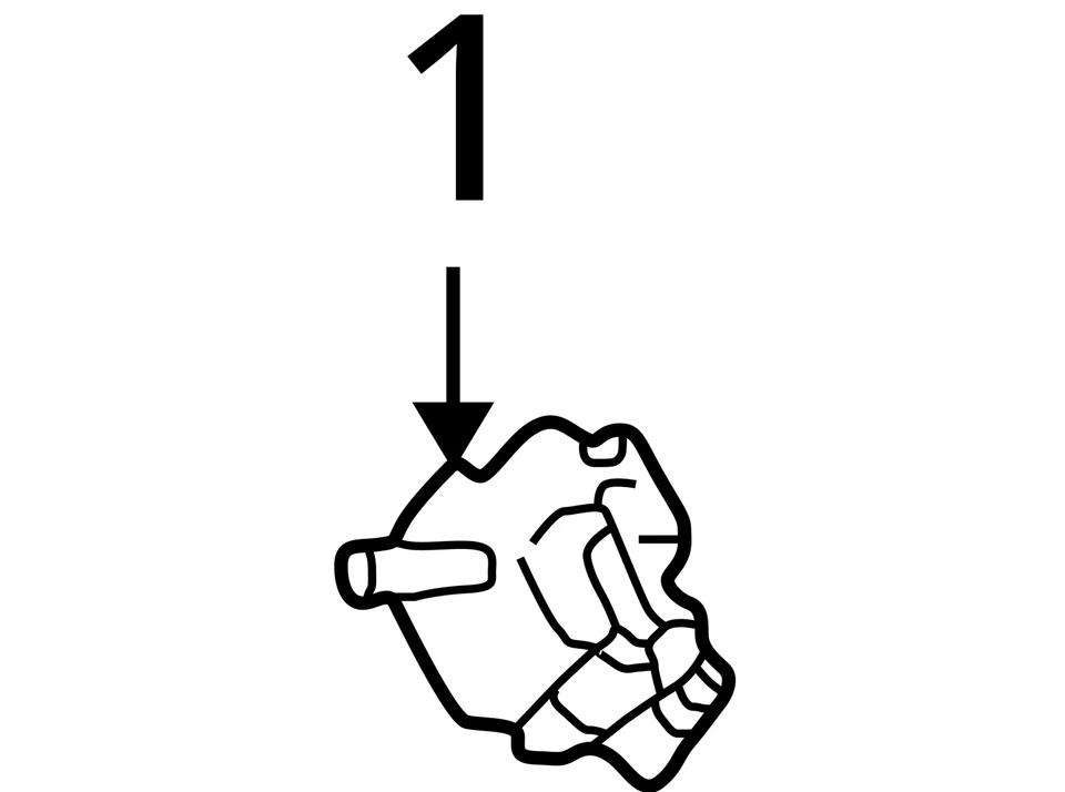 1999-2004 Ford F-250 Super Duty Power Steering Column Pump Oem LT475 - Image 4 of 4