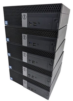 Lot of 5 Dell OptiPlex 7050 SFF Desktop Intel i5-7500 3.40GHz 8GB RAM No HDD/OS