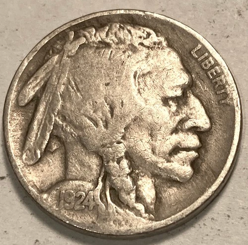 1924 P Buffalo Nickel FINE PLUS OR BETTER REALLY NICE FOR THE PRICE Take a Look