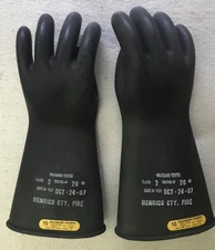 Salisbury North ANSI/ASTM D120 Class 2, Type I Lineman Gloves 17000V Size 10