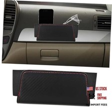 Car Seat Side Storage Pocket, Leather Foldable Auto Door Storage CarbonFiber