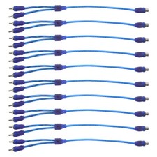 10 PCS Car Audio Conversion Cable Y-splitter Adapter Rca Extension
