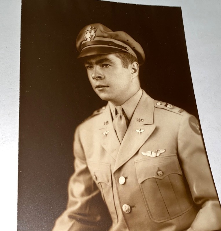 Rare Antique Asian American WWII Air Force Training Command Military Man Photo!