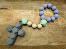 Catholic Children's Decade Rosary, Silicone Rosary, First Rosary, Baptism Gift