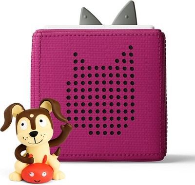 Toniebox Audio Player Starter Set with Playtime Puppy - Listen, Learn, Purple 