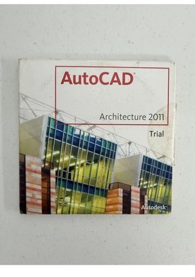 Autodesk AutoCAD Architecture 2011 Trial Vintage 2-Disc Software Set 32/64-bit