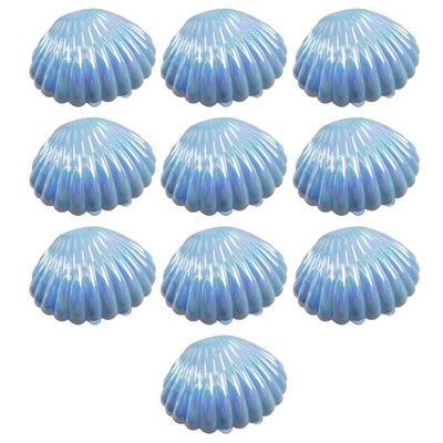 10pcs Shell Container for Party and Gift Packaging Plastic Wedding Supplies Box