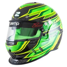 Zamp H781C09S RZ-67D SA2025 Racing Helmet, Flor Green, Small