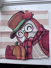 Fall Owl Pillow Covers 18  x18  - Pack Of 4 