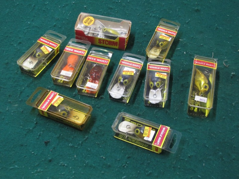 Lot of 10 Storm Wiggle Warts NIB.