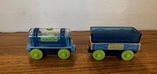 Thomas the Train Wooden Railway Sodor Aquarium Reef Exhibit Cars Brio LOT